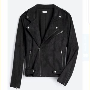 Kendari Faux Suede Jacket Black Size L